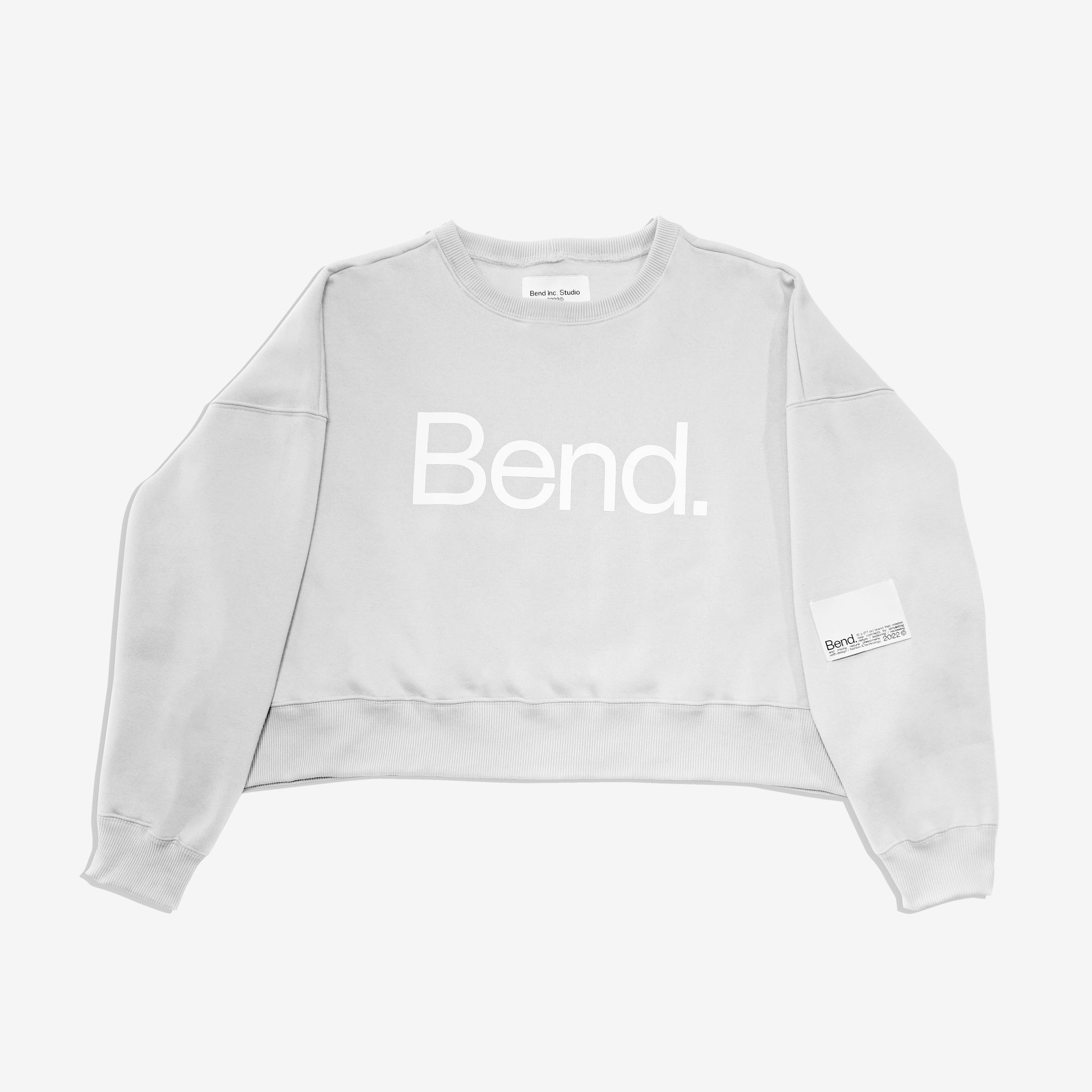 Cropped Sweatshirt - Smoke Grey
