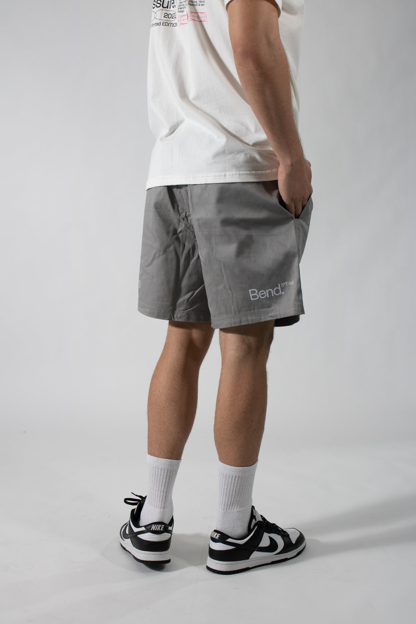 Bend Short - Cinza