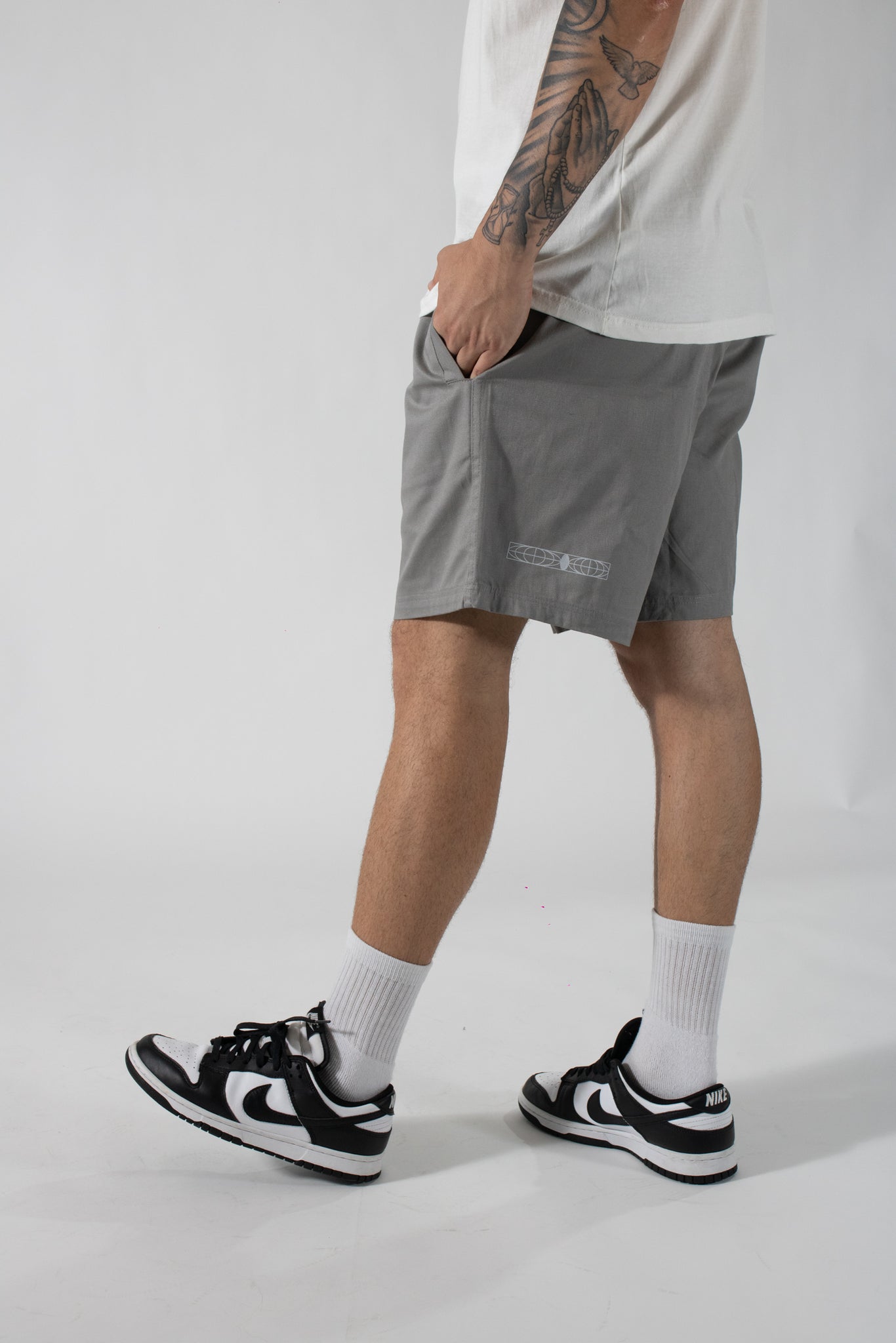 Bend Short - Cinza